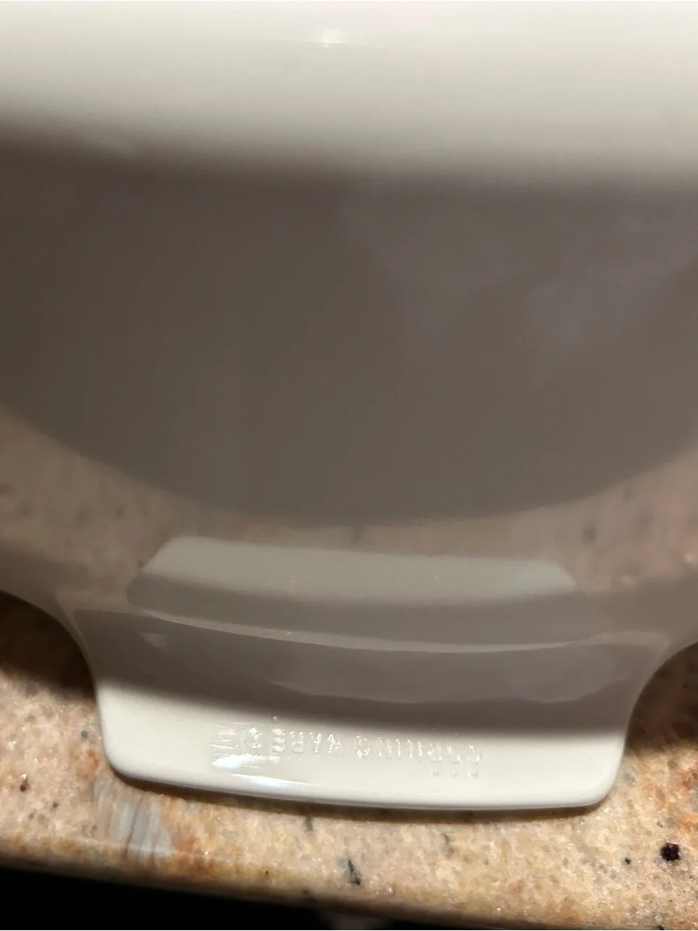 Corningware “Forever Yours” #A-3-B 3 liter Casserole w/Brown Pyrex  Lid A-9-C.